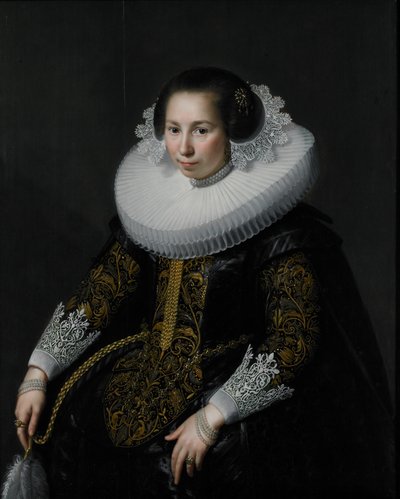Retrato de Catharina van Voorst, 1628 de Paulus Moreelse